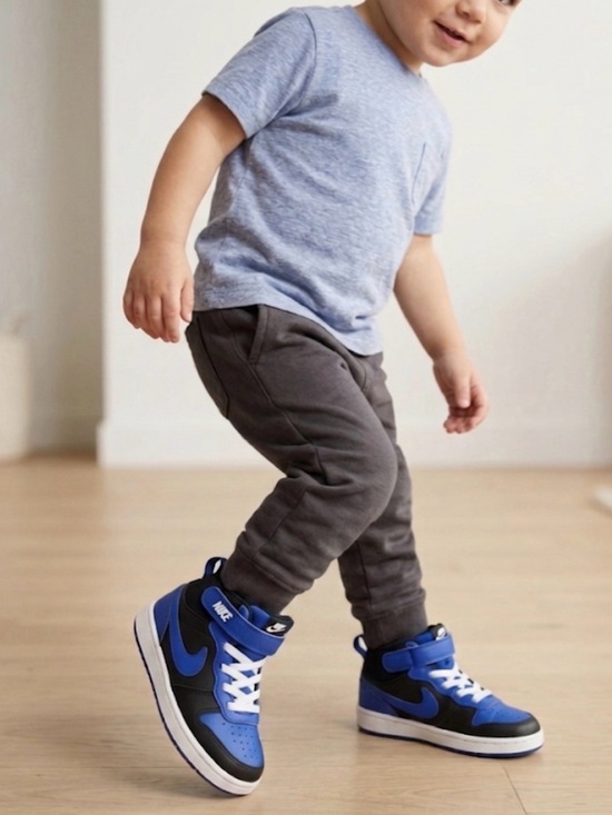 Nike Other - Nike Kids Court Borough Mid 2 'Black Game Royal'